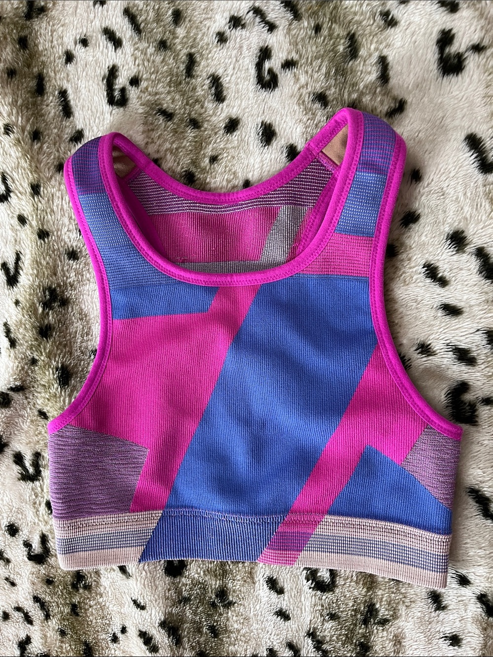 Nike Women’s Pink, Blue & Light Purple Colorblock Leggings Set - Picture 2 of 16